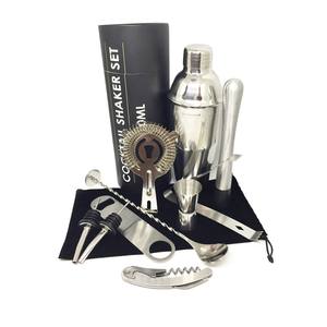 AMason Meilleure Vente Kit de Barman 9 Pièces en Acier Inoxydable 304 avec Support en Bambou pour Mixologie et Shaker à Cocktails - Product Image 2