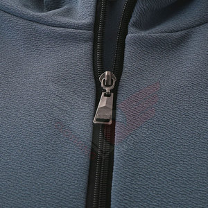 Sweat à capuche pour hommes avec fermeture éclair de couleur unie personnalisée à la mode Sweatshirts pour hommes 100% coton Polyester Logo sur mesure Pull à capuche hiver - Product Image 3