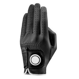 Nouveau gant de golf en cuir véritable orange pour main gauche, antidérapant, logo personnalisé, durable, compatible avec les écrans tactiles, léger, pour femmes - Product Image 3
