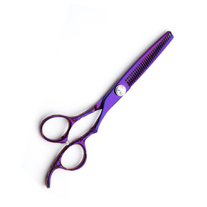 Titanium Muti Color Barber Hairdressing <b>Scissors</b> Sharp Razor Edge <b>Hair</b> <b>Thinning</b> <b>Scissors</b> Right Handed Barber Salon Use <b>Scissors</b> - Product Image 3