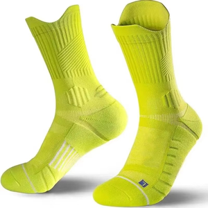 Ankle Athletic <b>Socks</b> for Running Breathable Knitted Solid Color <b>Men</b> Women Summer Sport Wear <b>White</b> Lime Green Purple Blue Black - Product Image 4