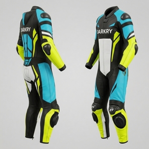 Combinaison de course en cuir pour moto personnalisée, équipement de pilotage pour la piste, bottes et gants inclus, vente en gros, fournisseur d'équipements de protection DARKRY - Product Image 3