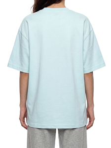 เสื้อยืดโอเวอร์ไซส์ 320 กรัม สีพื้น ผ้าคอตตอนหนา ทรงหลวม ไหล่ตก แขนสั้น สำหรับผู้ชาย แฟชั่นแบรนด์ - Product Image 5