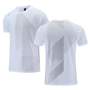 T-shirt à manches courtes rayé noir pour homme, 100% coton, respirant, coupe classique, col rond, design décontracté bicolore - Product Image 3