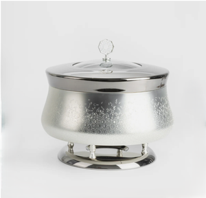 Luxury Gold Chafing Dish with Lid Metal <b>Food</b> Warmer Buffet <b>Server</b> Arabic Style Dining Serveware for wedding hotel restaurant - Product Image 5