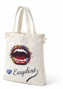 Sacs de shopping en coton 100% de haute qualité, prix bas, best-seller, sac à longues poignées avec logo personnalisé imprimé - Product Image 4