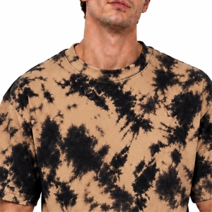 Men <b>Tie</b> <b>Dye</b> T <b>Shirt</b> Premium Soft Breathable Trendy Comfortable Short Sleeve O-Neck Regular Fit Cotton Casual Knitted Patterned - Product Image 4