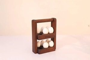 Boîte de rangement pour œufs en plastique multicouche pour réfrigérateur, organisateur de cuisine durable avec couvercle, plateau de grande capacité - Product Image 5