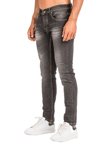 Última moda de los hombres de mezclilla pantalones vaqueros clásicos lavados al por mayor OEM superventas precio barato diseño personalizado de alta calidad - Product Image 2