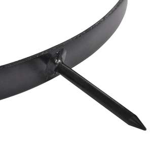 Aérateur de pelouse manuel standard en fer noir, rouleau cylindrique durable - Product Image 3