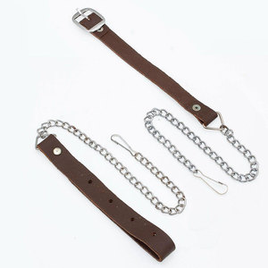 Oem Odm Scottish Celtic Antique Brown Sporran 3 Tassels Leather Kilt Sporran With <b>Chain</b> <b>Belt</b> Highland Outfit - Product Image 4