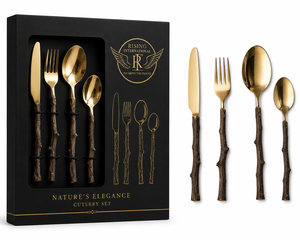Ensemble de couteau et spatule à gâteau de luxe à motif floral, en acier inoxydable de qualité supérieure, coffret cadeau pour mariage - Product Image 2