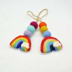 Difusor de Aroma para Coche y Hogar de Fieltro de Lana Natural, Clip para Aceites Esenciales, Regalo Ecológico Hecho a Mano en Nepal - Product Image 5