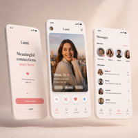 Application de rencontres de conception privée OEM avec fonction personnalisée et application disponible conçue à vendre par les exportateurs