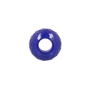 Perles d'hydrogel bleues 14x8x5mm en pierre synthétique pour la fabrication de bijoux - Product Image 3