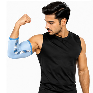 Manchons de soutien pour coudes personnalisés, équipement de protection flexible pour la musculation et l'entraînement physique, fabricant OEM, manchons de coudes de qualité supérieure - Product Image 4