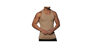 Meilleur débardeur décontracté pour homme STELLAR STR-MV07 100% coton respirant, tricoté, teint uni, col rond, 120g, sérigraphié - Product Image 2