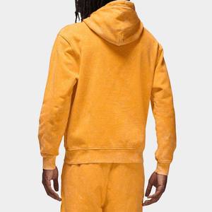 Sweat-shirts d'hiver pour hommes de couleur jaune, en coton/polaire, avec logo brodé personnalisé, service OEM ODM, fabrication sur mesure, haute qualité - Product Image 6