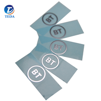 Autocollant de transfert UV 3d OEM Logo en métal pour four à micro-ondes Produits pour engins de pêche Lettres gaufrées 3D Autocollant en nickel électroforme