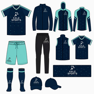 Maillots de football personnalisés, ensemble uniforme de football, sweats à capuche, t-shirts et shorts, 100% polyester, kit d'entraînement complet pour joueurs - Product Image 1