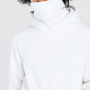 Men's <b>White</b> Hooded Tracksuit Set Full Sleeve <b>Joggers</b> With Side Pockets Breathable Autumn Casual Wear - Product Image 5