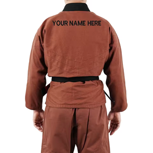 Ensemble de vêtements d'arts martiaux de qualité supérieure avec logo personnalisé imprimé et brodé, uniforme de judo et de karaté en 2 pièces, chemises et pantalons extensibles, tenue de karaté - Product Image 4