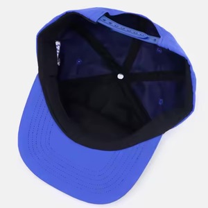 Gorras de Béisbol Bordadas de 5 Paneles con Logotipo Personalizado, Gorras Deportivas Planas de Poliéster y Nailon Impermeables sin Estructura - Product Image 5