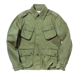 Men's 100% Cotton Vintage Multi-Pocket Safari <b>Jacket</b> Casual <b>Worker</b> Street Wear with Button Decoration for Autumn Canvas Fabric - Product Image 4