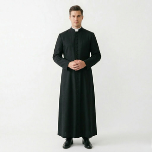 Robe de Prêtre Professionnel, Vêtement Liturgique Sur Mesure, Fournisseur de Vêtements Religieux pour le Clergé d'Église - Product Image 1
