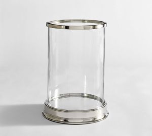 Portavelas Decorativo de Vidrio con Marco de Metal Moderno, Linterna Decorativa para Centro de Mesa, Decoración del Hogar - Product Image 3