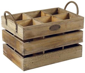 Wholesale Wooden Bottle Caddy Wooden Drink Local Beer Caddy Handmade Farmhouse Wooden Wine <b>Crates</b> - Product Image 6