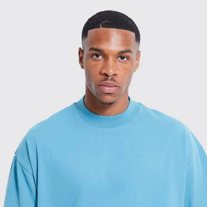 T-shirt Homme Personnalisable Coupe Ample en Coton Lourd 100% de Haute Qualité, Effet Délavé Vintage, Imprimé par Transfert Thermique, Coupe Droite Unie - Product Image 4