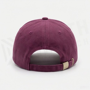   Gorra de Béisbol de 6 Paneles con Visera Ajustable, Unisex, Color Sólido, Sarga de Algodón, Estilo Casual - Product Image 2