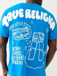 High Quality OEM ODM Custom <b>Men</b> Printed 100% Cotton T-Shirt Short Sleeve <b>Turtleneck</b> Formal Regular Fit Anti-Wrinkle Eco-Friendly - Product Image 5