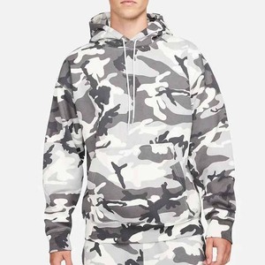 Sudadera Deportiva Personalizada para Hombre, con Capucha, Estilo Formal, de Forro Polar Técnico, con Estampado de Camuflaje, Cuello de Punto, Poliéster/Algodón, Transpirable, para Primavera - Product Image 2