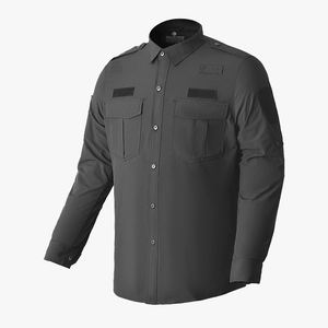 ชุดยูนิฟอร์มรปภ. แบบกำหนดเอง ชุดเสื้อกั๊กสะท้อนแสง Hi-Vis โพลีเอสเตอร์ 100% กระเป๋าอเนกประสงค์ เสื้อเชิ้ตนิรภัยสำหรับพนักงานรักษาความปลอดภัย - Product Image 2