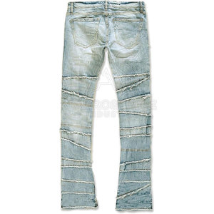 Pantalones Casuales para Hombre, Estilo Apilado, Lona Premium Elástica, Ligeros, Corte Relajado Personalizado, Transpirables, Ecológicos, Elegantes para Uso Diario - Product Image 4
