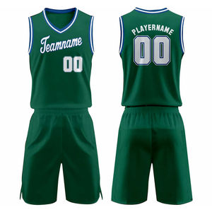 Proveedor al por Mayor de Uniformes de Baloncesto para Adultos, Jersey y Pantalones Cortos Personalizados Transpirables con Logotipo Frontal, 100% Poliéster, Colores Personalizados - Product Image 2