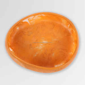 Ensemble de bols de service en résine jaune fabriqués à la main personnalisés de haute qualité hautement polis pour la maison hôtel Restaurant Carton emballé - Product Image 2