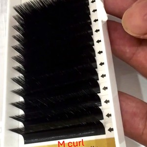 Extensions de cils individuels en plateau 12/16 lignes, fibres PBT coréennes de haute qualité, naturelles, longues, foncées, mates, marque privée, vente en gros - Product Image 5