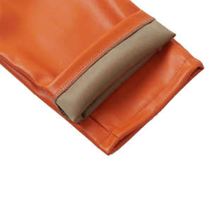 กางเกงมอเตอร์ไซค์หนังแท้ทรงตรงสำหรับผู้ชาย สไตล์ลำลอง - Product Image 3