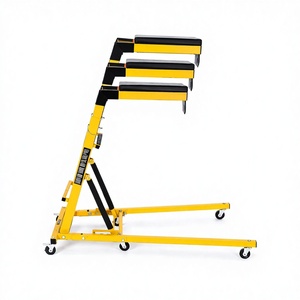 Escalera Plegable de Altura Ajustable con Ruedas, Capacidad 400 Libras, con Ruedas Giratorias Portátiles OEM/ODM GAPGAR035 - Product Image 5