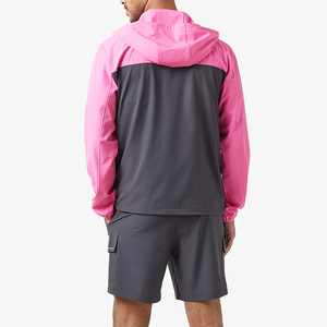 ชุดแจ็คเก็ตกันลมและกางเกงขาสั้นแบบสปอร์ต น้ำหนักเบา สไตล์สตรีทแวร์ สำหรับผู้หญิง ทำจากไนลอน ชุดวอร์มกันลม - Product Image 4