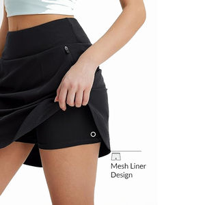 Falda de Tenis Transpirable de Secado Rápido para Mujer, Absorbe la Humedad, Elástica en 4 Direcciones, Ropa Deportiva Activa, Falda de Tenis, Falda de Golf - Product Image 5