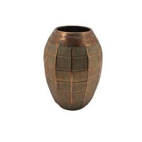 Modern Designer Metal Flower <b>Vase</b> For Table Decoration Stylish Centerpiece For Living Room And Dining Space Interiors - Product Image 3