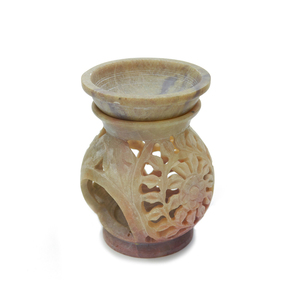 Diffuseur d'arômes en pierre naturelle, lampe à huile artisanale, brûleur de parfum décoratif, collection de cadeaux de Noël, prix de gros en vrac - Product Image 1