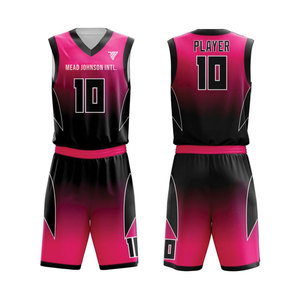 Ensemble d'uniformes de basket-ball personnalisés par sublimation, maillot sans manches à col rond avec short, ensemble d'uniformes de basket-ball sur mesure pour hommes - Product Image 1