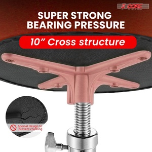 5 Core Drum Throne 4" <b>Padded</b> Guitar <b>Stool</b> Drummer Chair Adjustable Musician Seat - Product Image 6