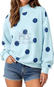 Sudadera Oversize Premium de Cuello Alto Estilo Urbano de Alta Demanda, de Algodón Afelpado, Ajuste Holgado, Casual de Invierno, Personalizable con Logotipo Frontal - Product Image 4