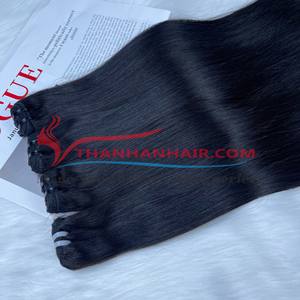 Prix bon marché 100% os trame droite Extension de cheveux vietnamien Bundle Vietnam Super Double dessiné cheveux sans enchevêtrement - Product Image 3